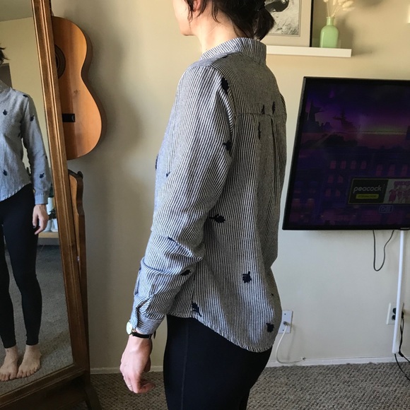 Embroidered cotton blouse - Picture 2 of 7